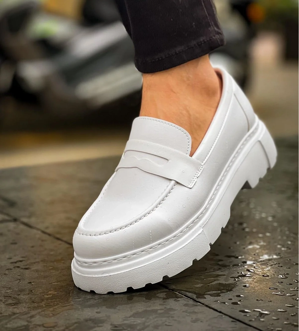 Pabucmarketi Düz Erkek Günlük Ayakkabı Beyaz model görseli