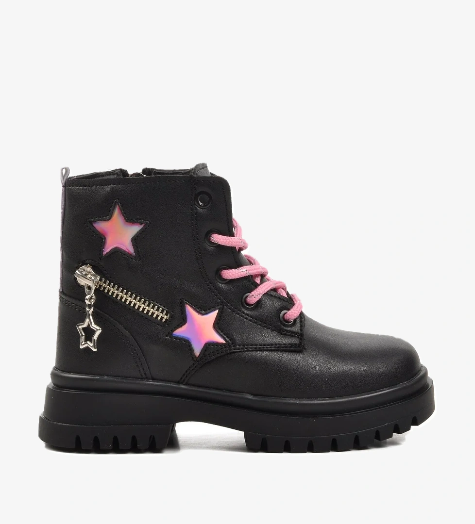 Pepino Siyah Pembe Poliüretan Kız Çocuk Bot model görseli