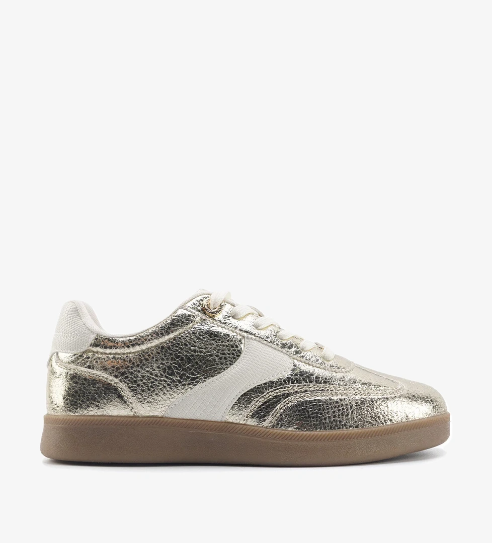 SAMRINA 5FX Altın Kadın Sneaker - Görsel 1