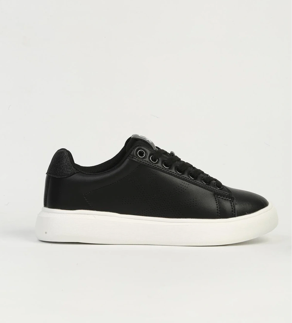 Siyah Beyaz Kadın Spor Ayakkabı BNI-11567