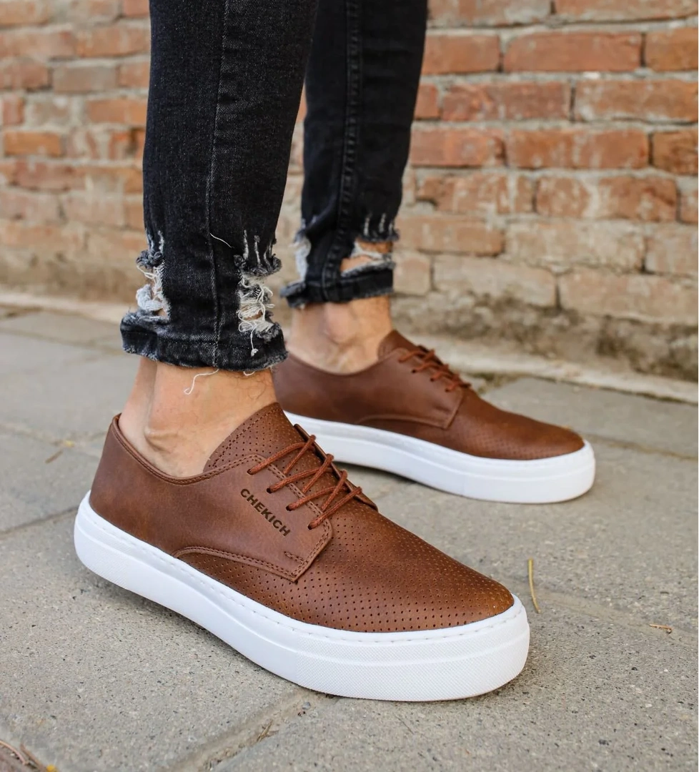 Bağcıklı Erkek Günlük Ayakkabı Taba