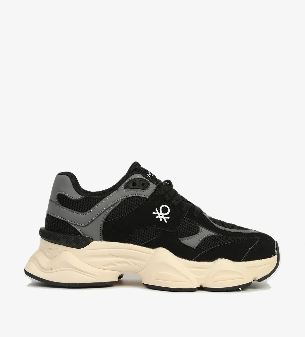 Benetton Bej Siyah Füme Kadın Spor Ayakkabı Bni-11566 model görseli