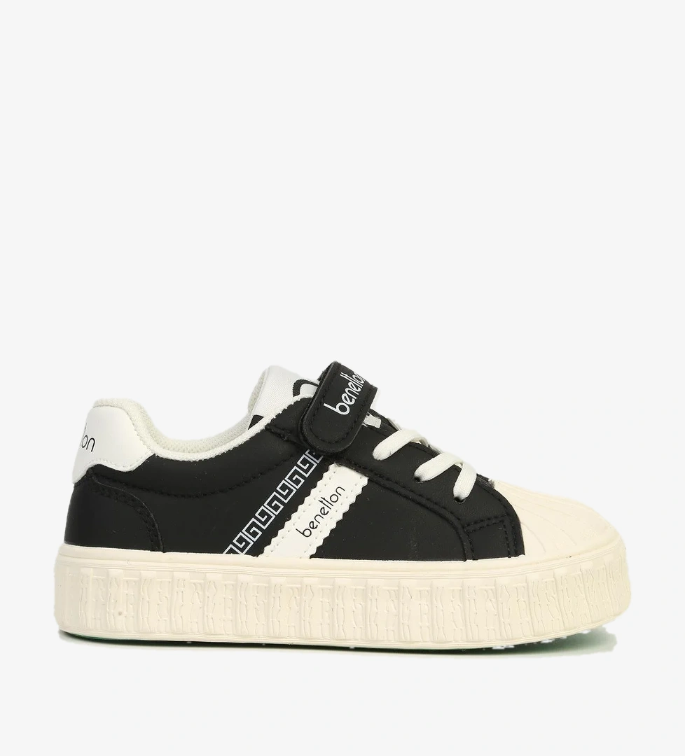 Benetton Siyah Beyaz Çocuk Spor Ayakkabı Bni-11558 model görseli