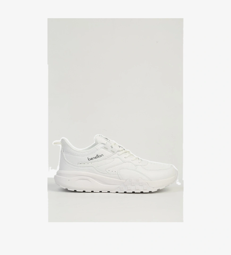 Benetton Siyah Beyaz Erkek Spor Ayakkabı İthal Bni-11504 model görseli