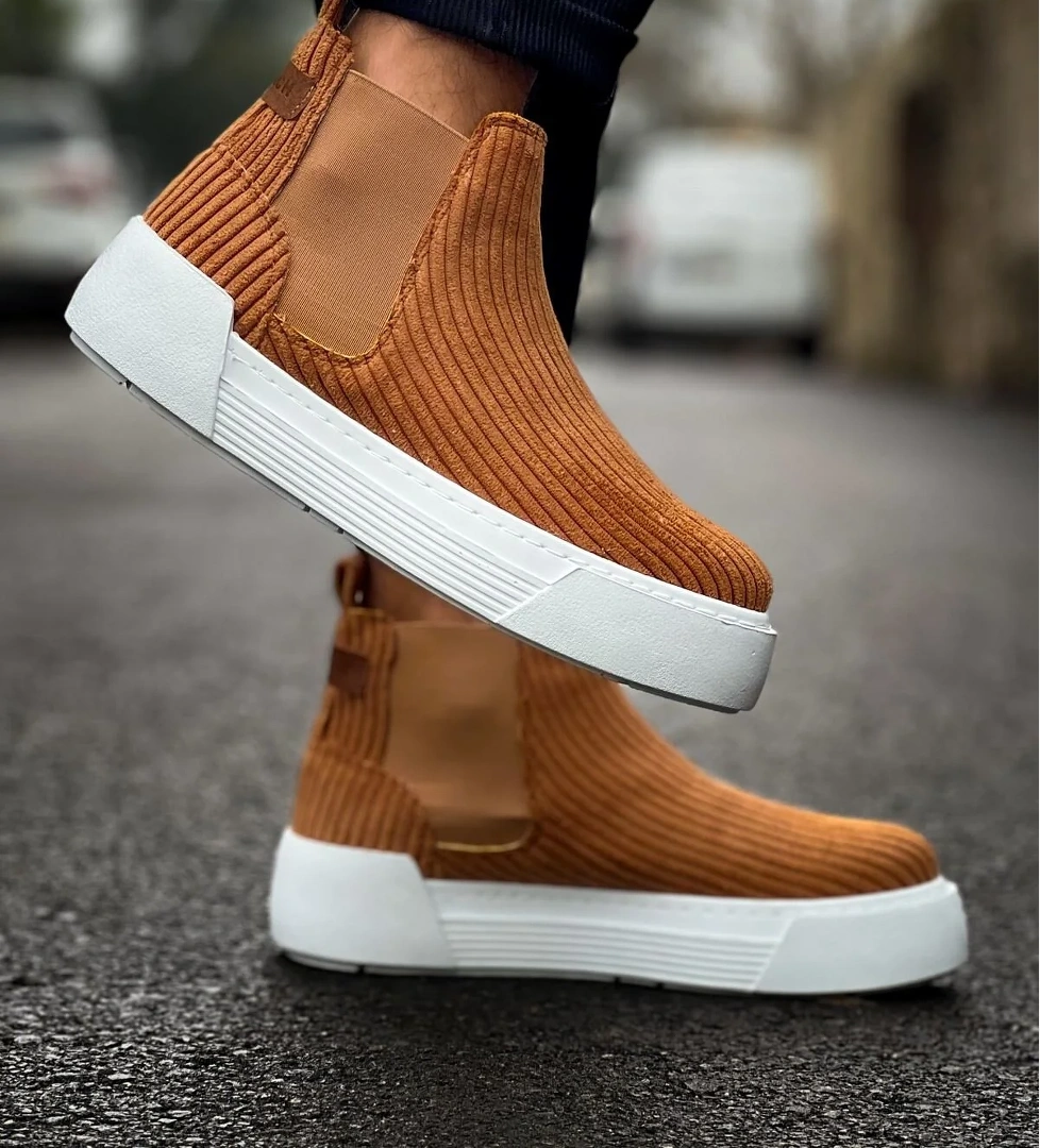 Pabucmarketi Lastikli Erkek Chelsea Bot Taba model görseli