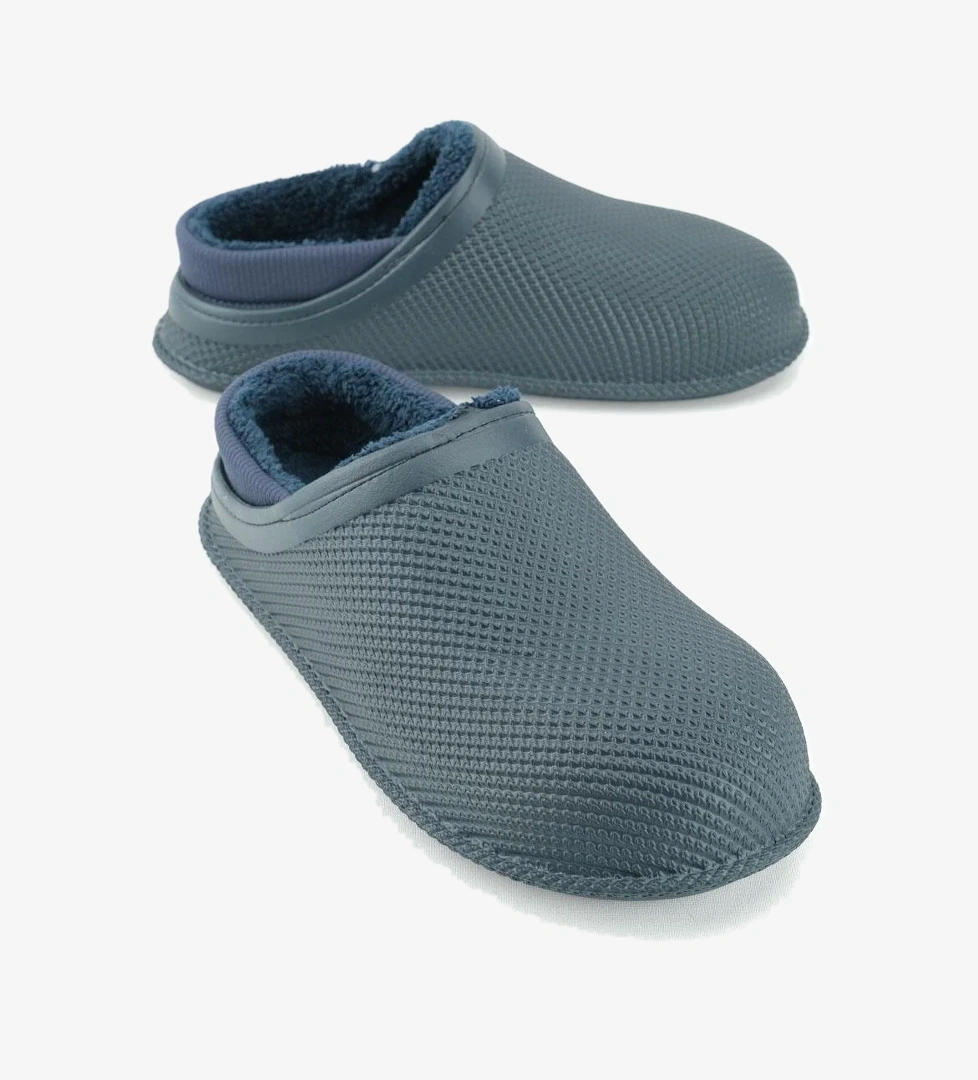 15336 Eva İçi Peluşlu Sessiz Taban Erkek Kışlık Ev Terliği