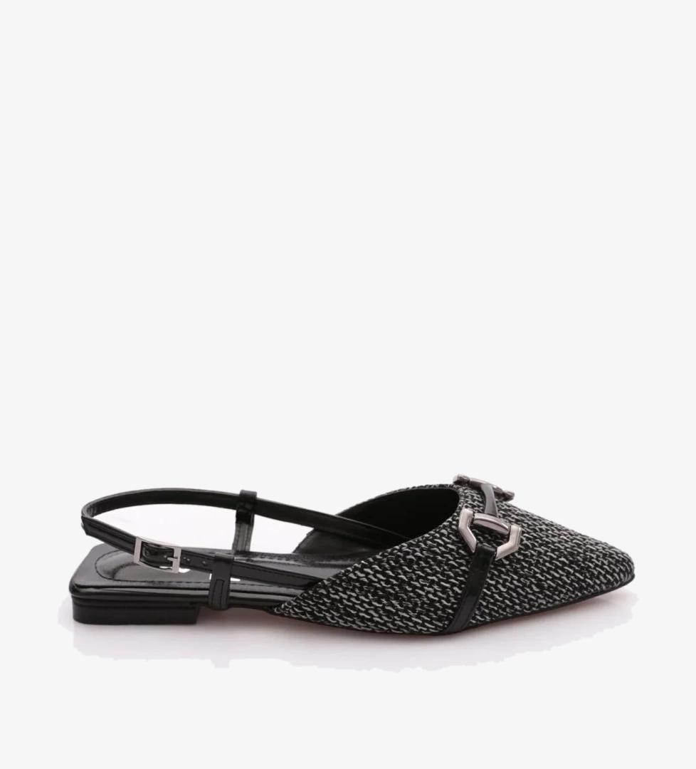 Dgn 6006 Kadin Metal Aksesuarli Arkadan Bağlamali Babet model görseli