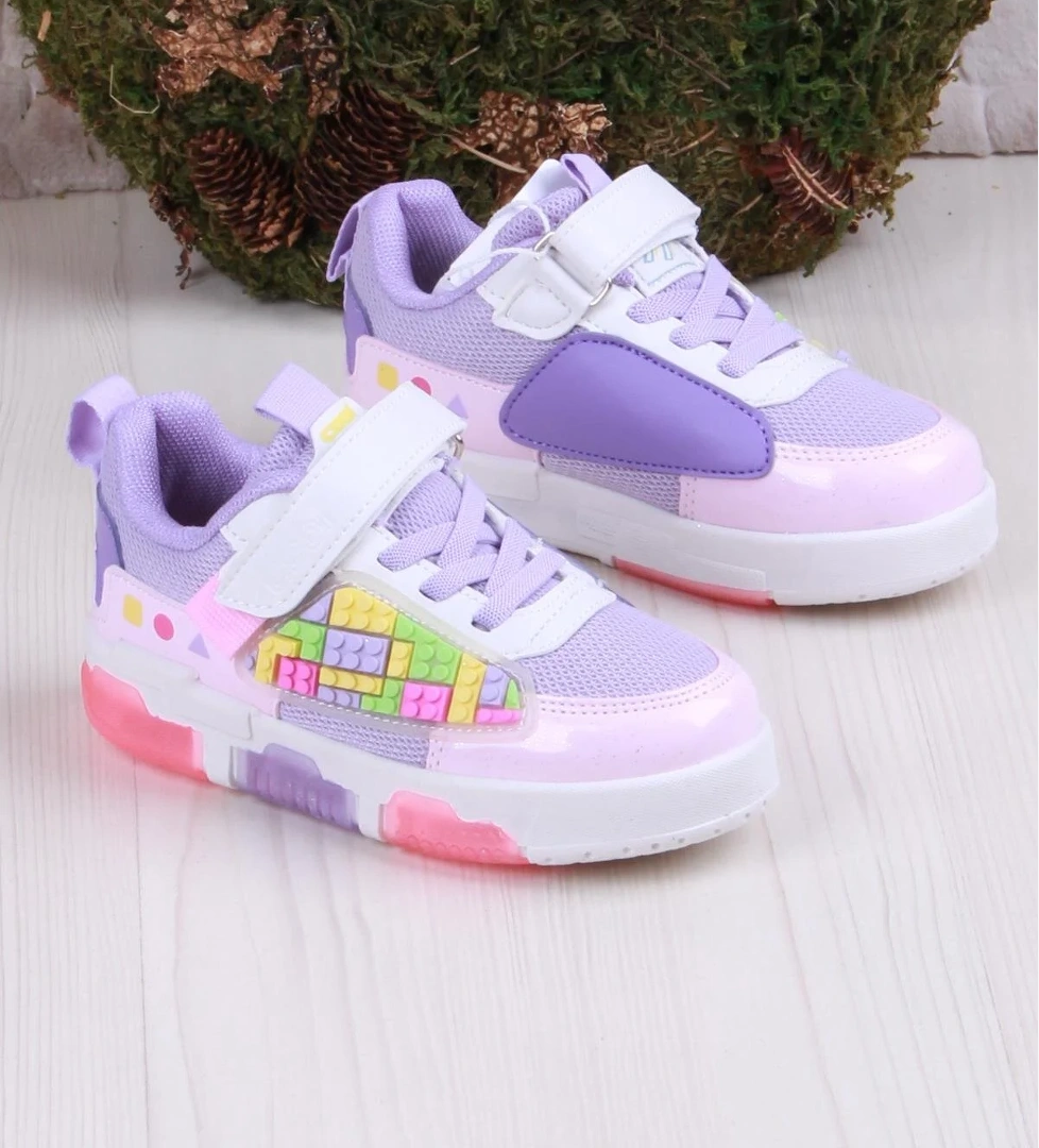 Fort Cool Legos Rahat Hafif Sneaker Işıklı Kız Çocuk Ayakkabı model görseli