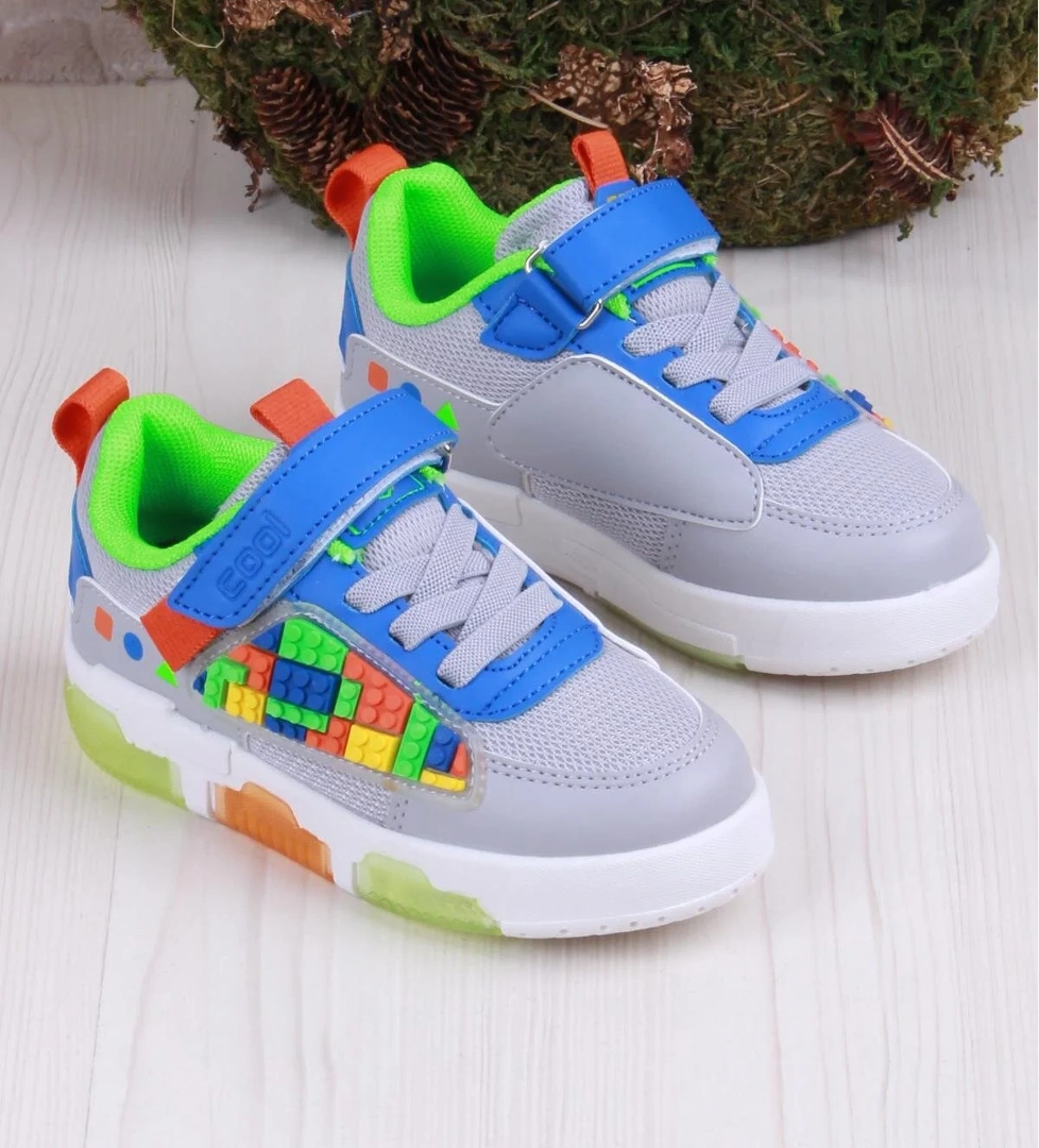 Cool Legos Rahat Hafif Sneaker Işıklı Erkek Çocuk Ayakkabı