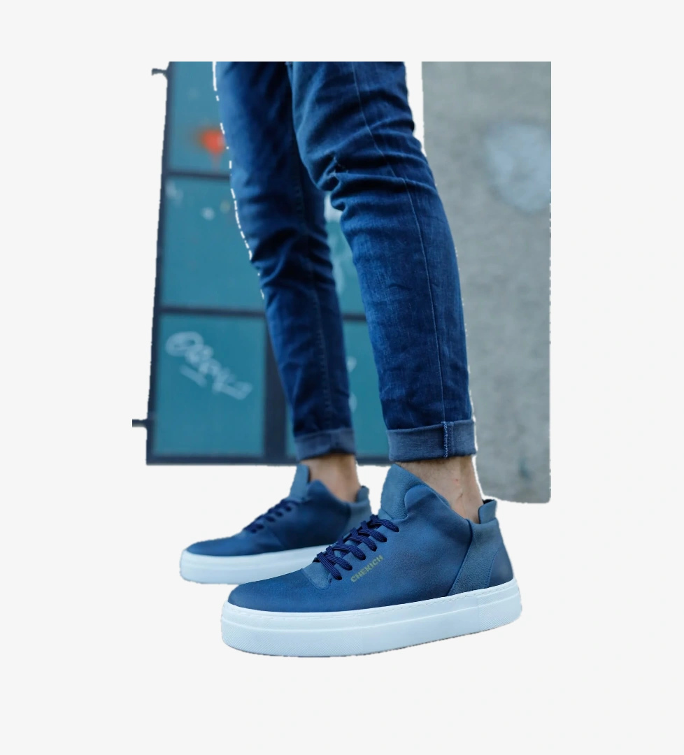 Bağcıklı Erkek Günlük Ayakkabı Lacivert