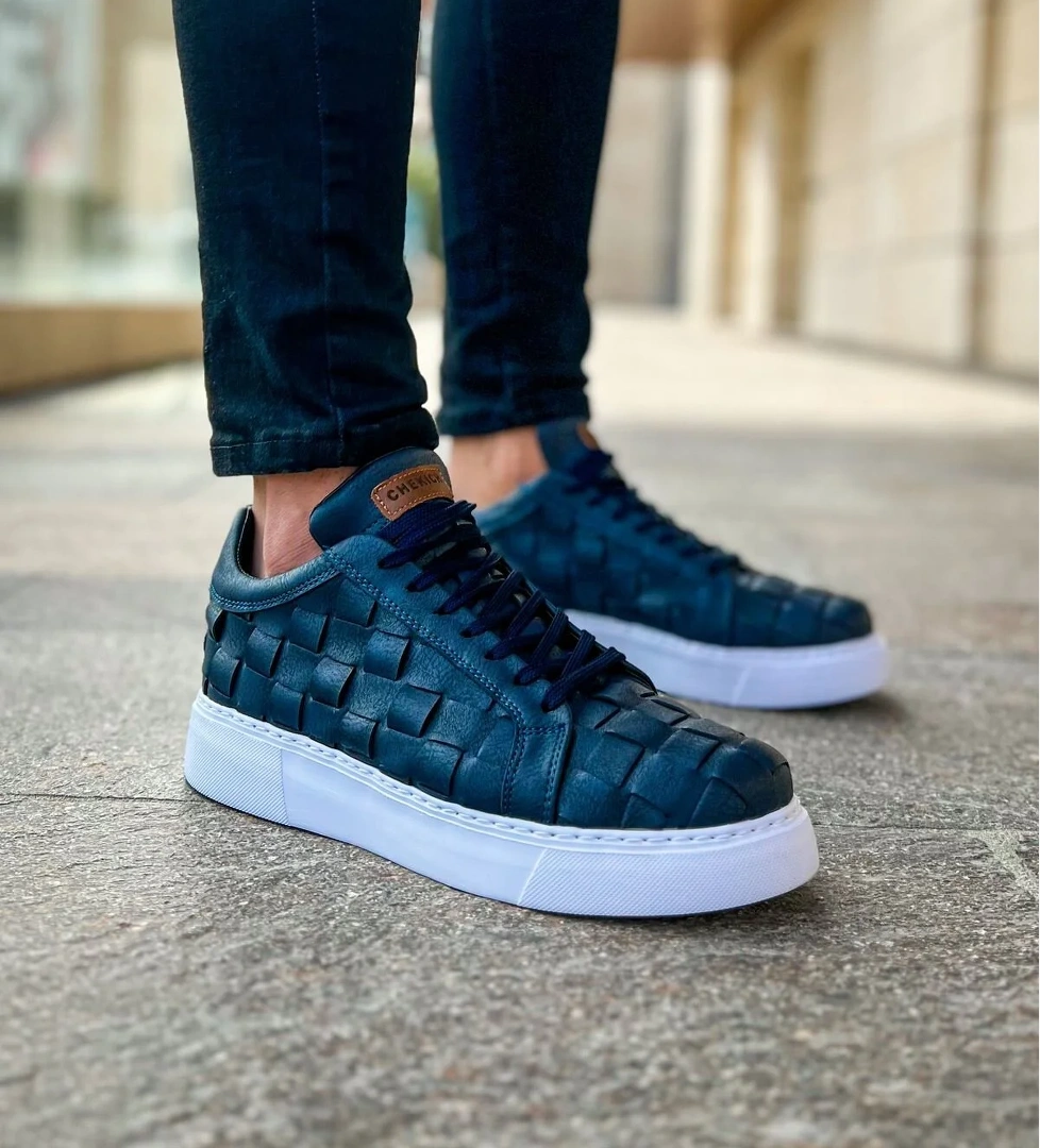 Bağcıklı Erkek Günlük Ayakkabı Lacivert