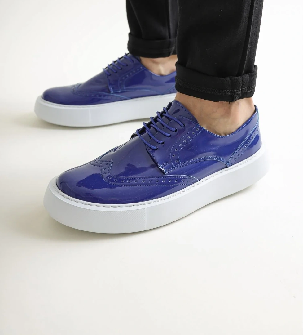 Bağcıklı Erkek Günlük Ayakkabı Lacivert