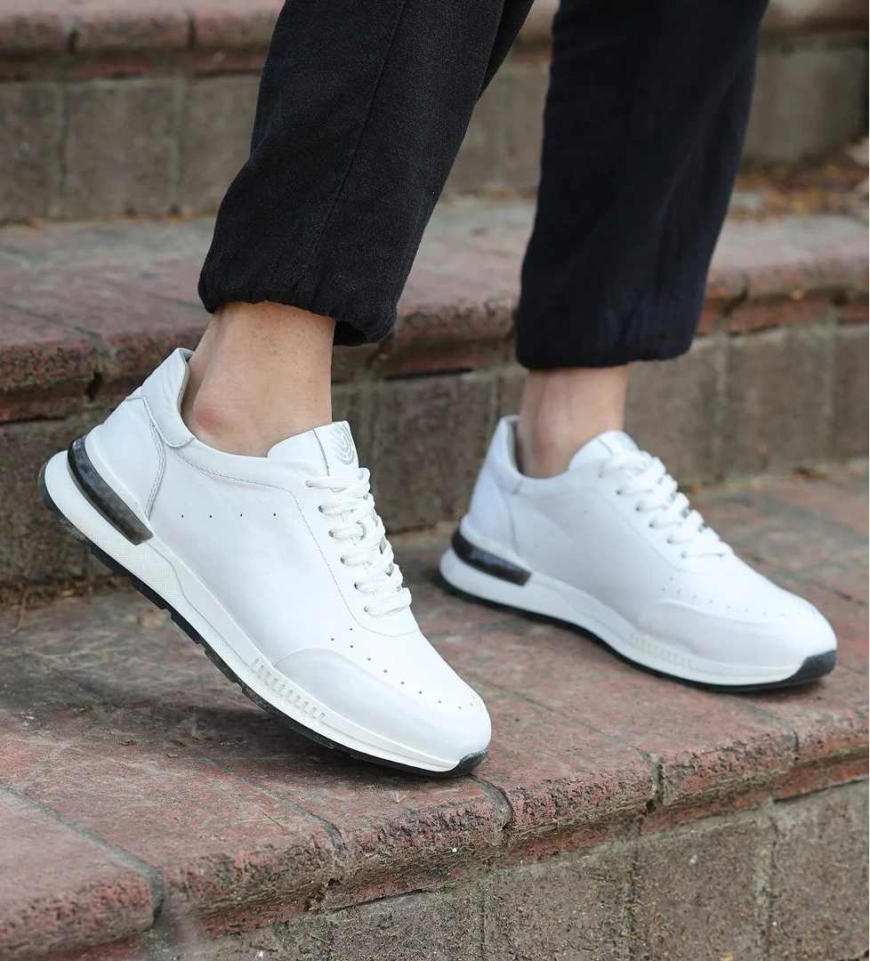 Tomiross Alfeo Garantili Bağcıklı Hakiki Deri Ortopedik Taban Erkek Günlük Sneaker Spor Ayakkabı Alfeo-3721 model görseli