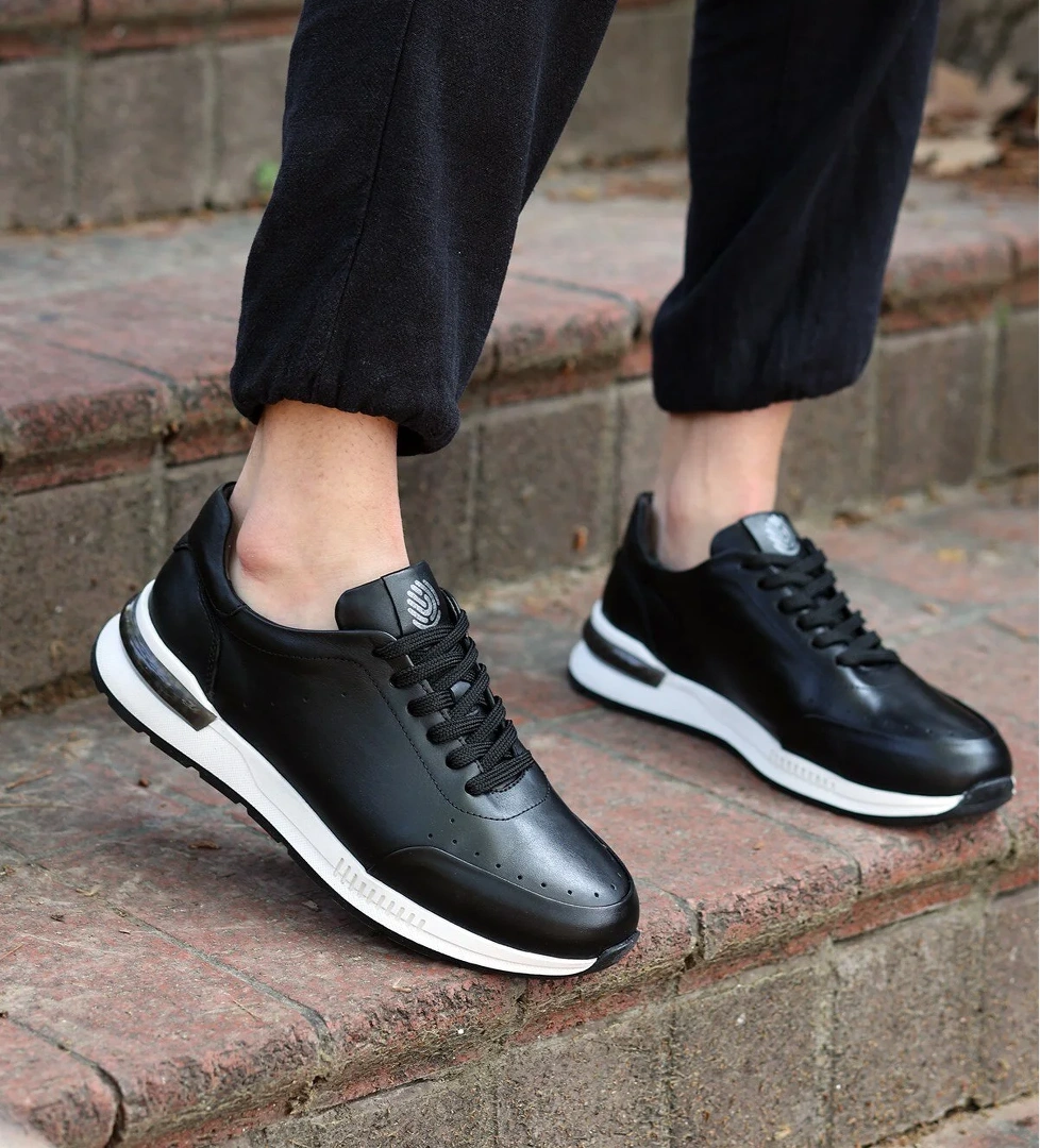 Alfeo Garantili Bağcıklı Hakiki Deri Ortopedik Taban Erkek Günlük Sneaker Spor Ayakkabı ALFEO-3721