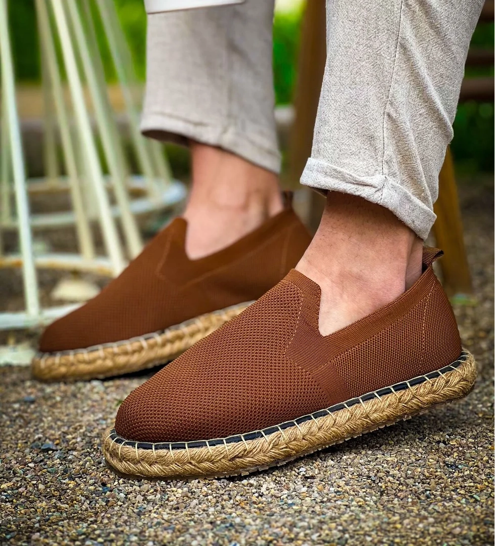 Pabucmarketi Düz Triko Kumaş Erkek Günlük Ayakkabı model görseli