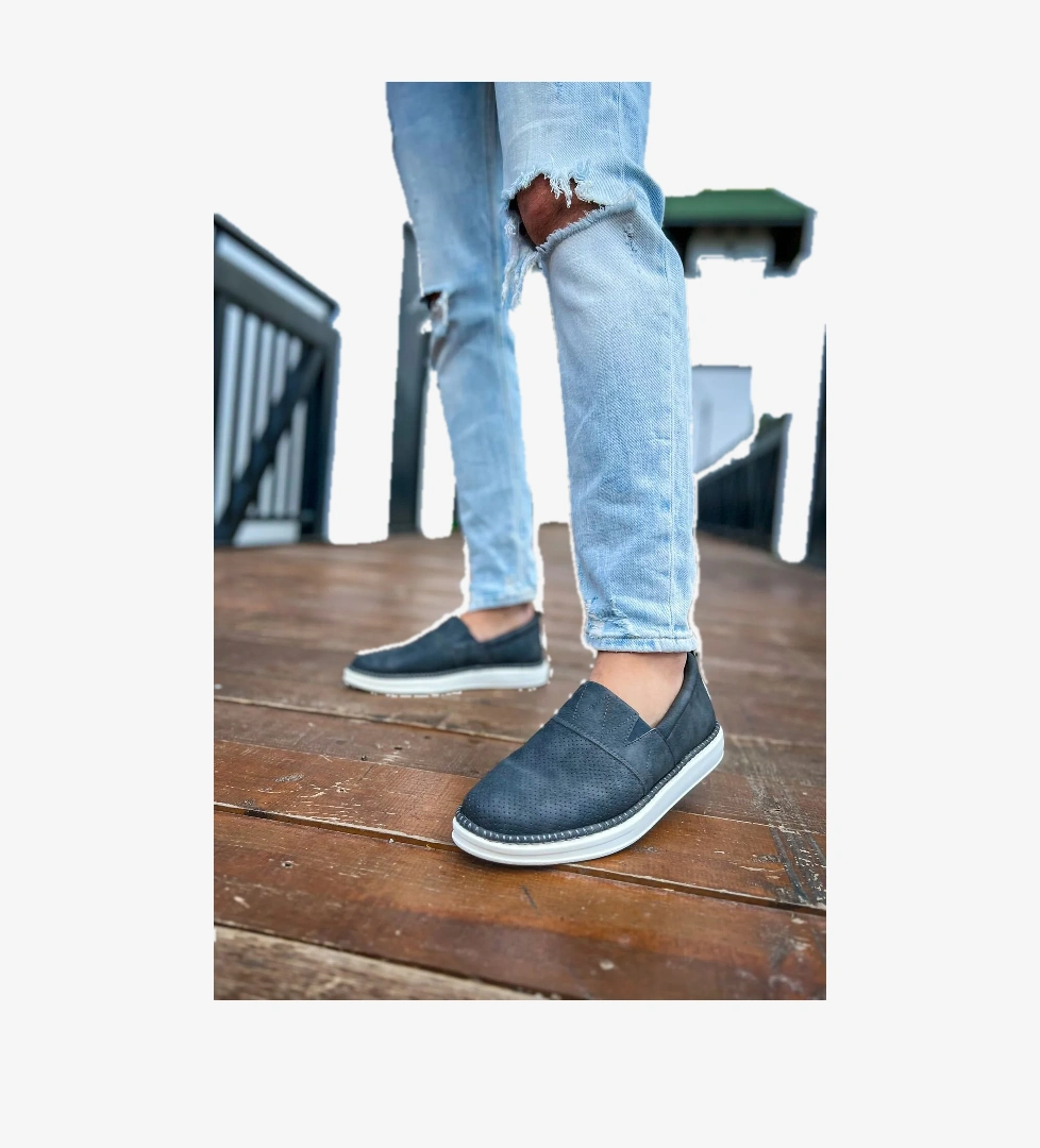 Düz Erkek Günlük Ayakkabı Antrasit