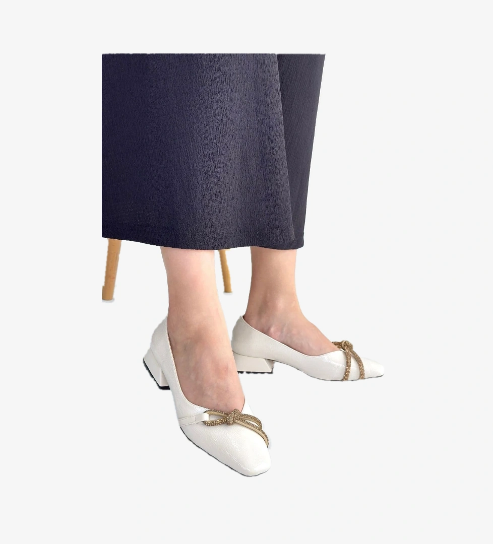 Pabucmarketi Ten Rugan Kadın Topuklu Ayakkabı model görseli