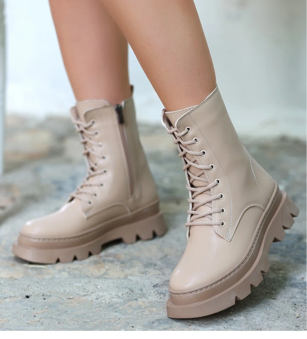 Kadın Nude Nut Bağcıklı Bot