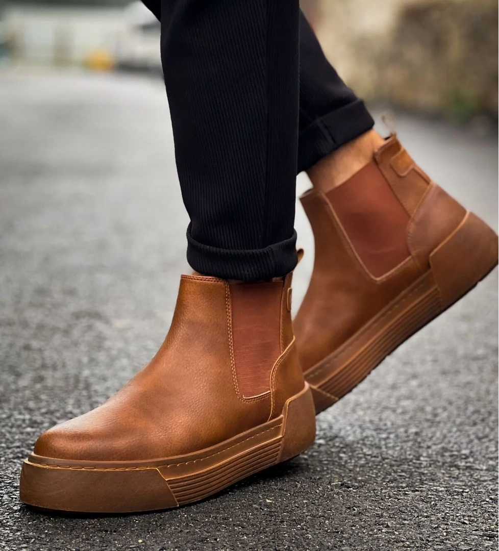 Lastikli Erkek Chelsea Bot Taba