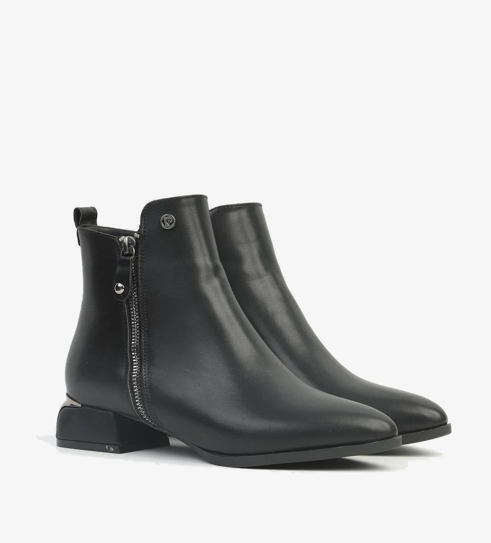 Pierre Crdin® | PC-54020 Kadın Siyah Cilt Bot