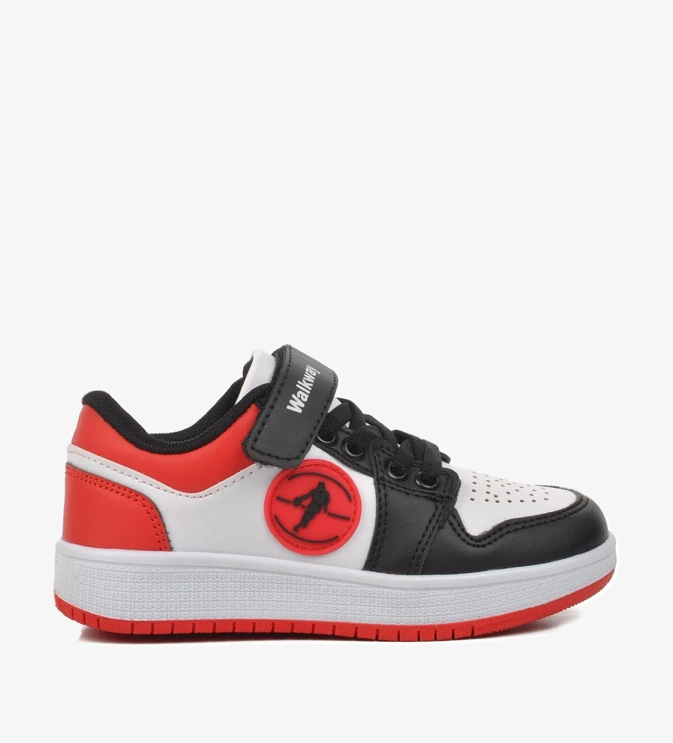 Siyah Beyaz Çocuk Spor Ayakkabı