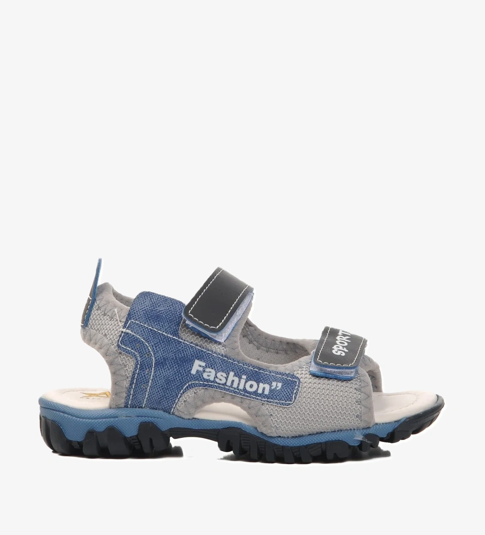 Aspor Lacivert Mavi Erkek Çocuk Düz Sandalet - Görsel 1