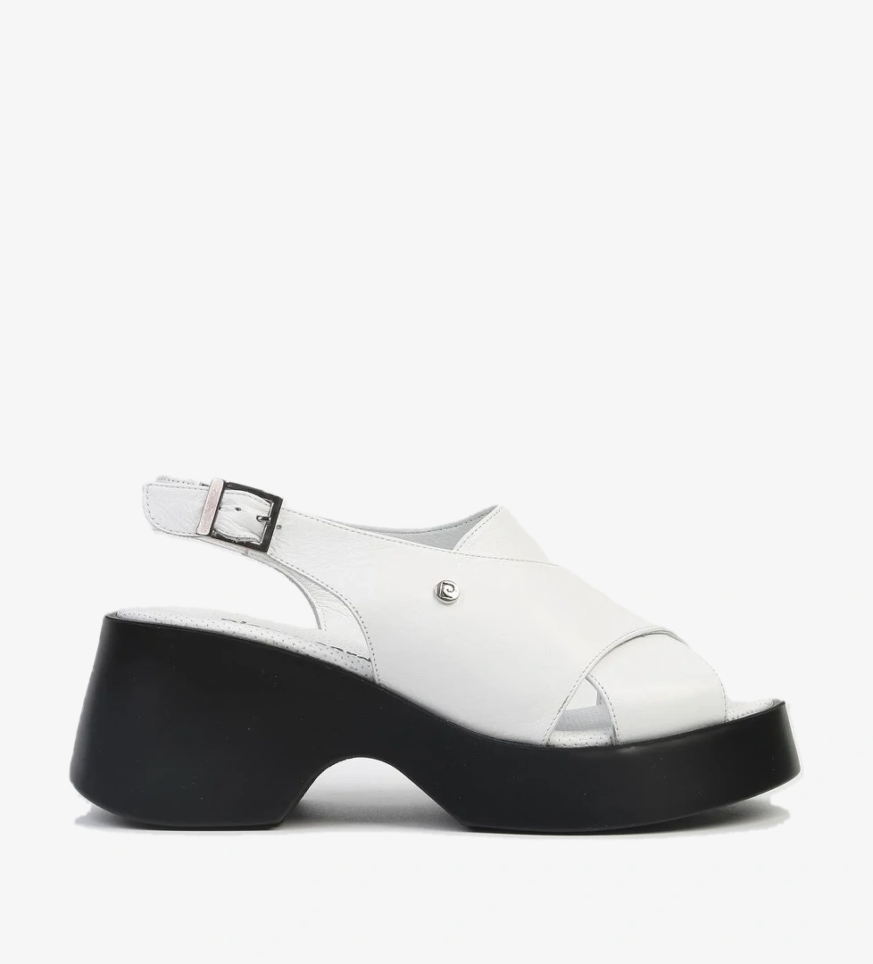 ® | PC-7201- 3968 Beyaz-Kadın Topuklu Ayakkabı