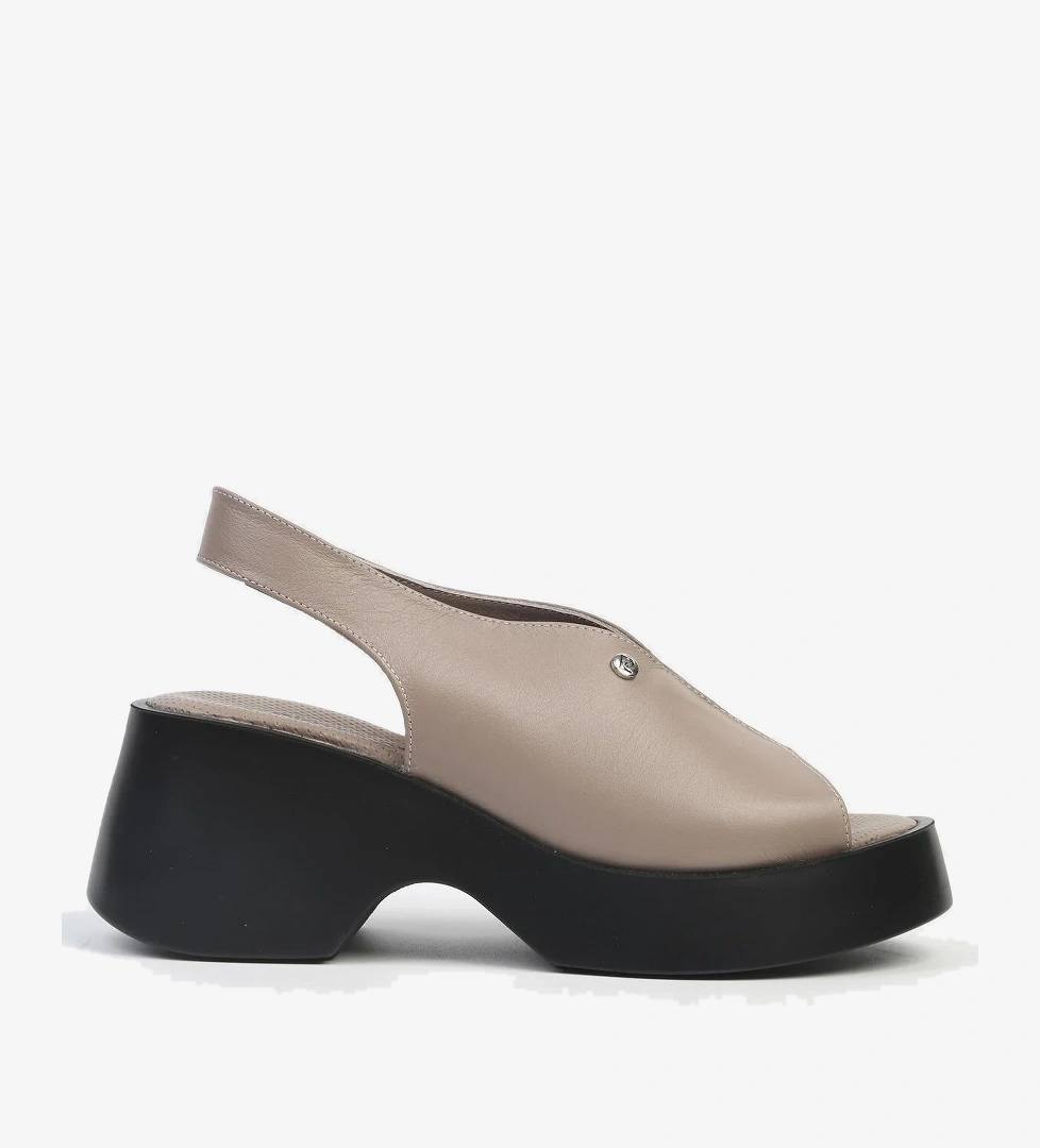 ® | PC-7200- 3968 Vizon-Kadın Topuklu Ayakkabı