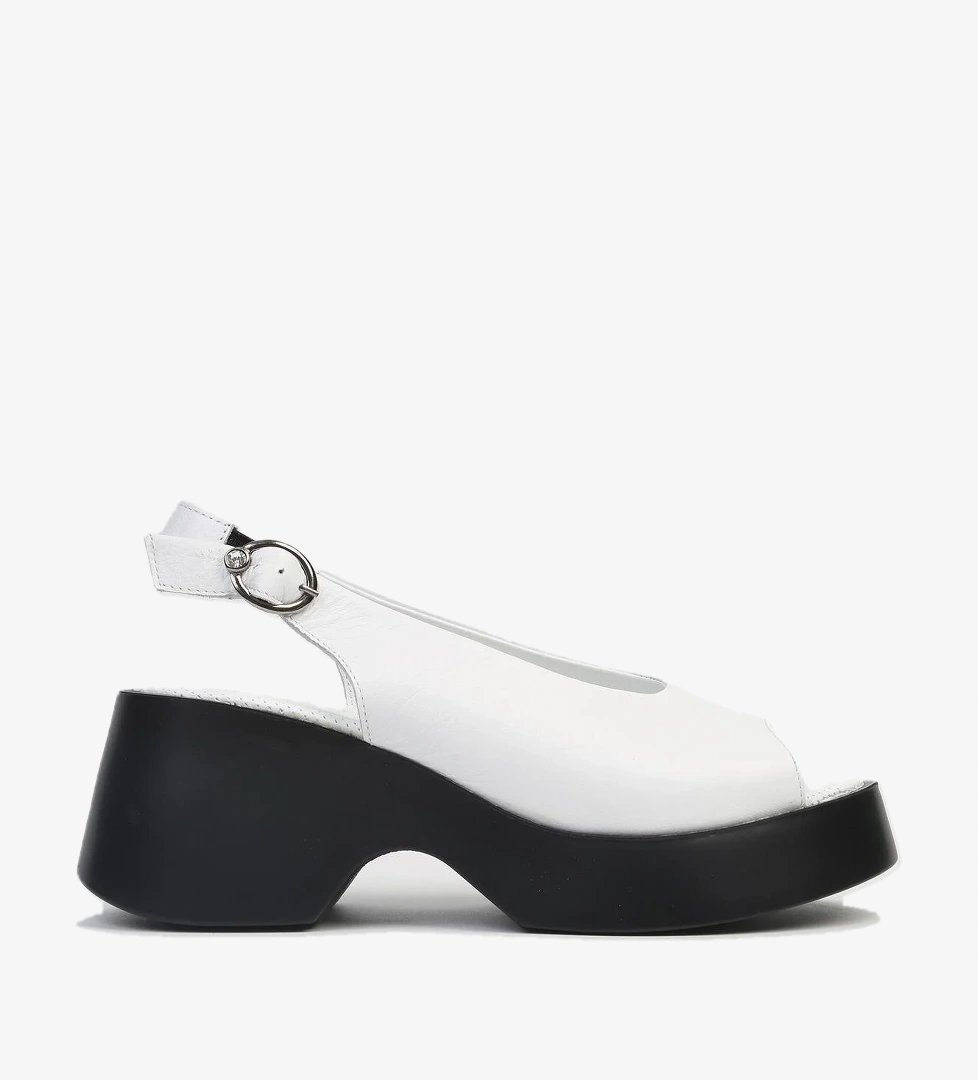 ® | PC-7199- 3968 Beyaz-Kadın Topuklu Ayakkabı