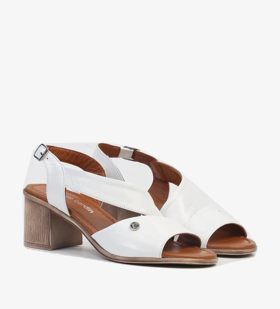 Pierre Cardin ® | PC-7091-3807 Beyaz-Kadın Topuklu Ayakkabı model görseli