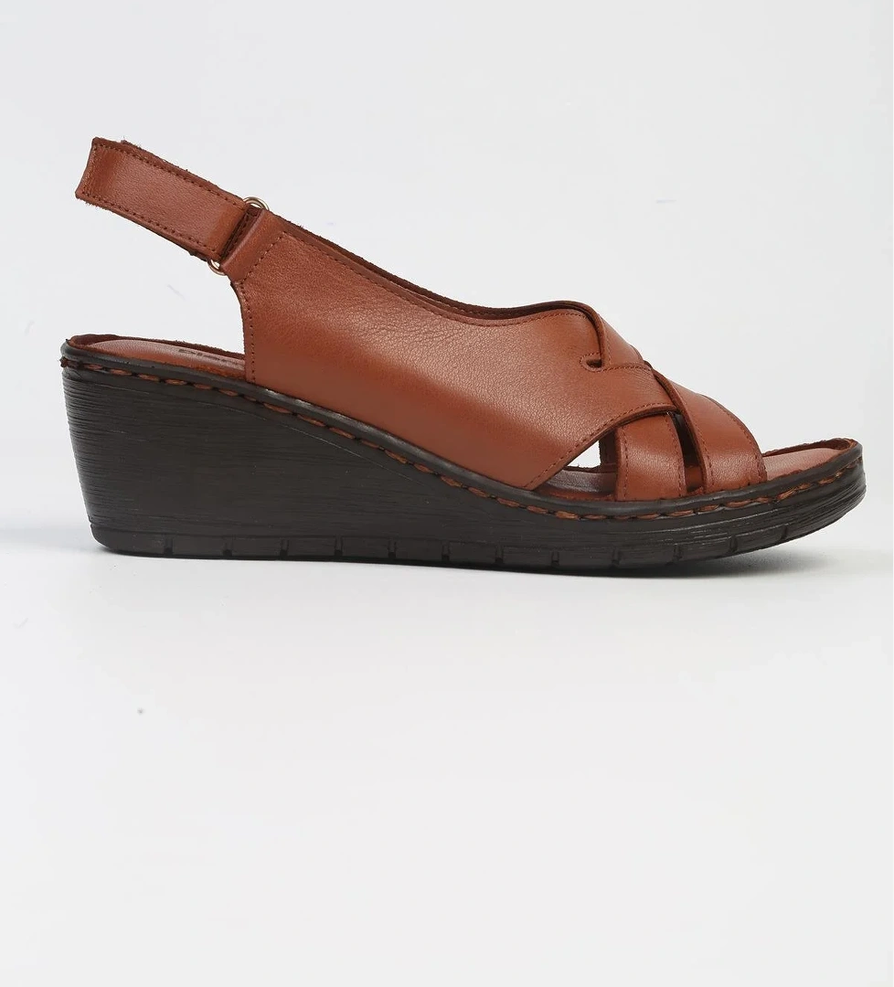 ® | PC-5125-3013 Taba-Kadın Topuklu Ayakkabı - Görsel 1