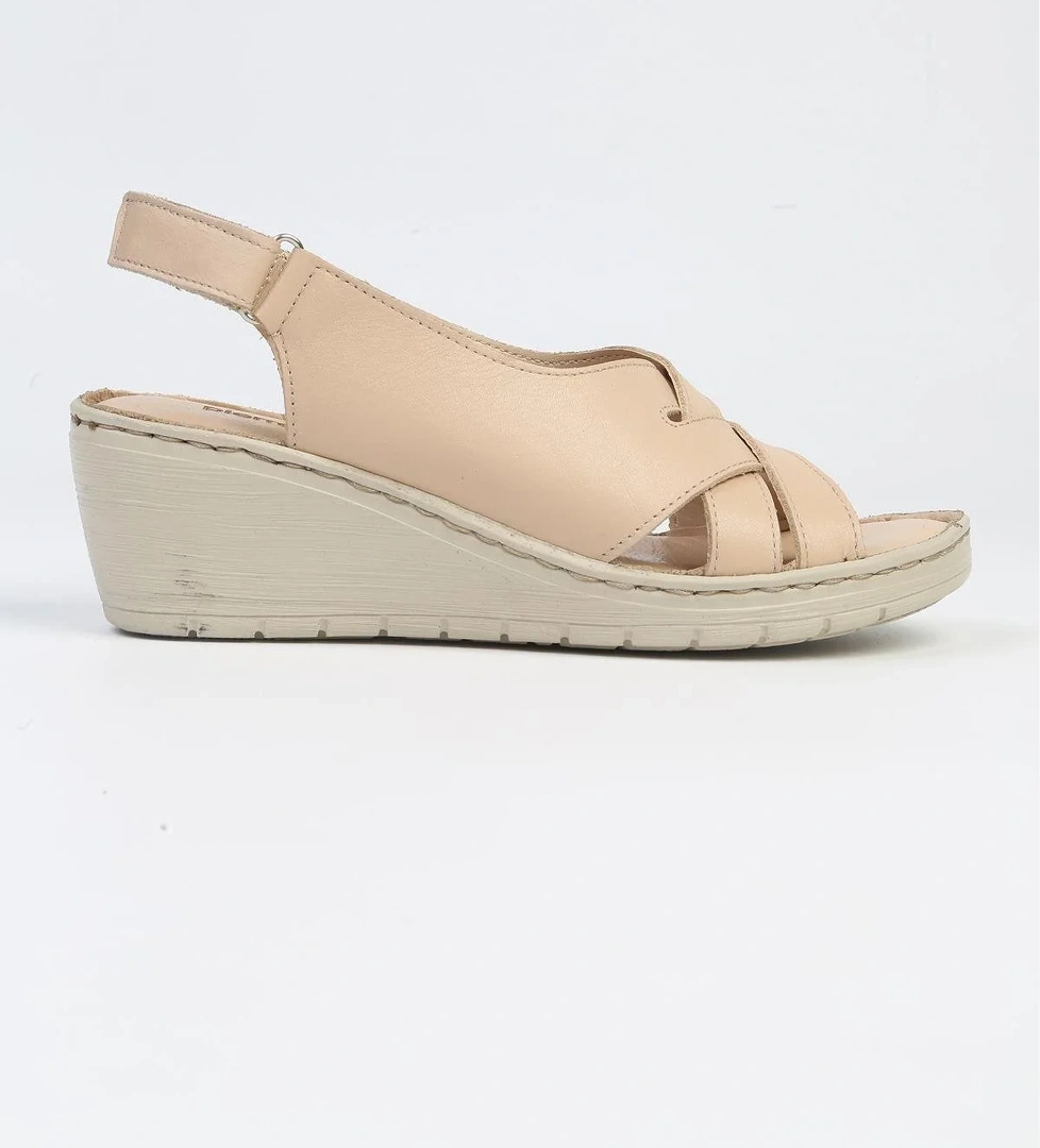 ® | PC-5125-3013 Krem-Kadın Topuklu Ayakkabı
