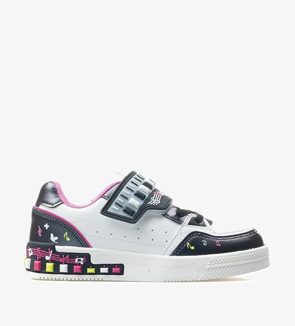 Buckhead Melody Kız Çocuk Işıklı Günlük Spor Ayakkabı 25y Buck3030 F Pembe Siyah model görseli