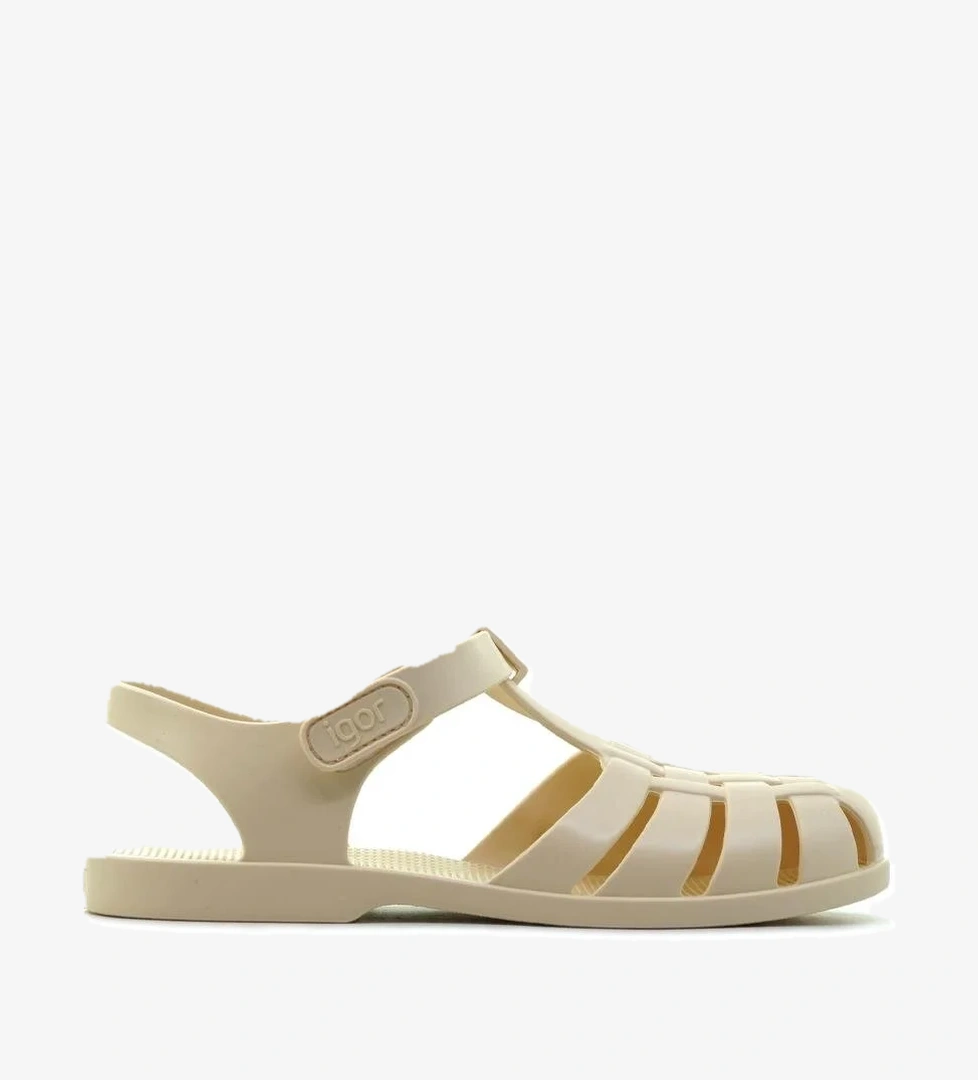 İgor Clasıca Velcro Kaydırmaz Taban Çocuk Sandalet (26-34) 23y Ks10288 Clasıca V. Bej