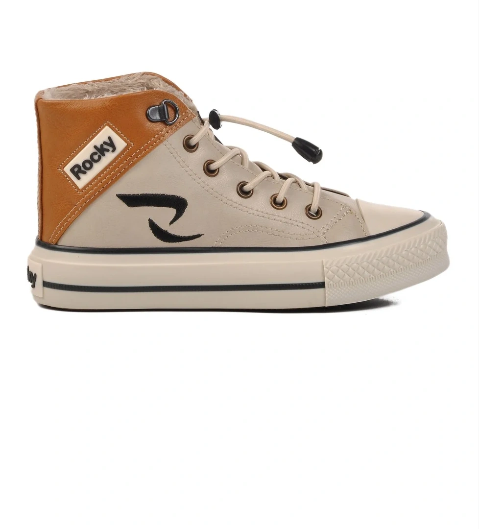 Bej Taba Çocuk Hi Sneaker Ayakkabı