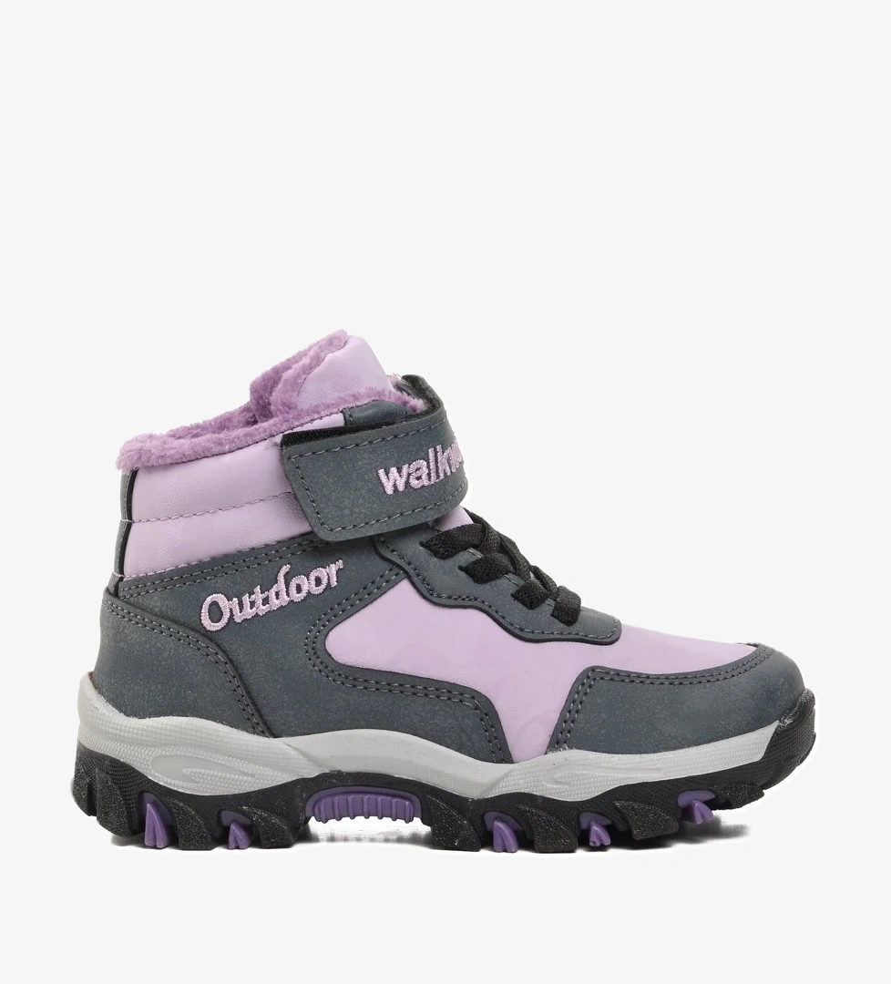 Walkway Lila Haki Yeşil Cırt Cırtlı Çocuk Trekking Ve Outdoor Bot model görseli