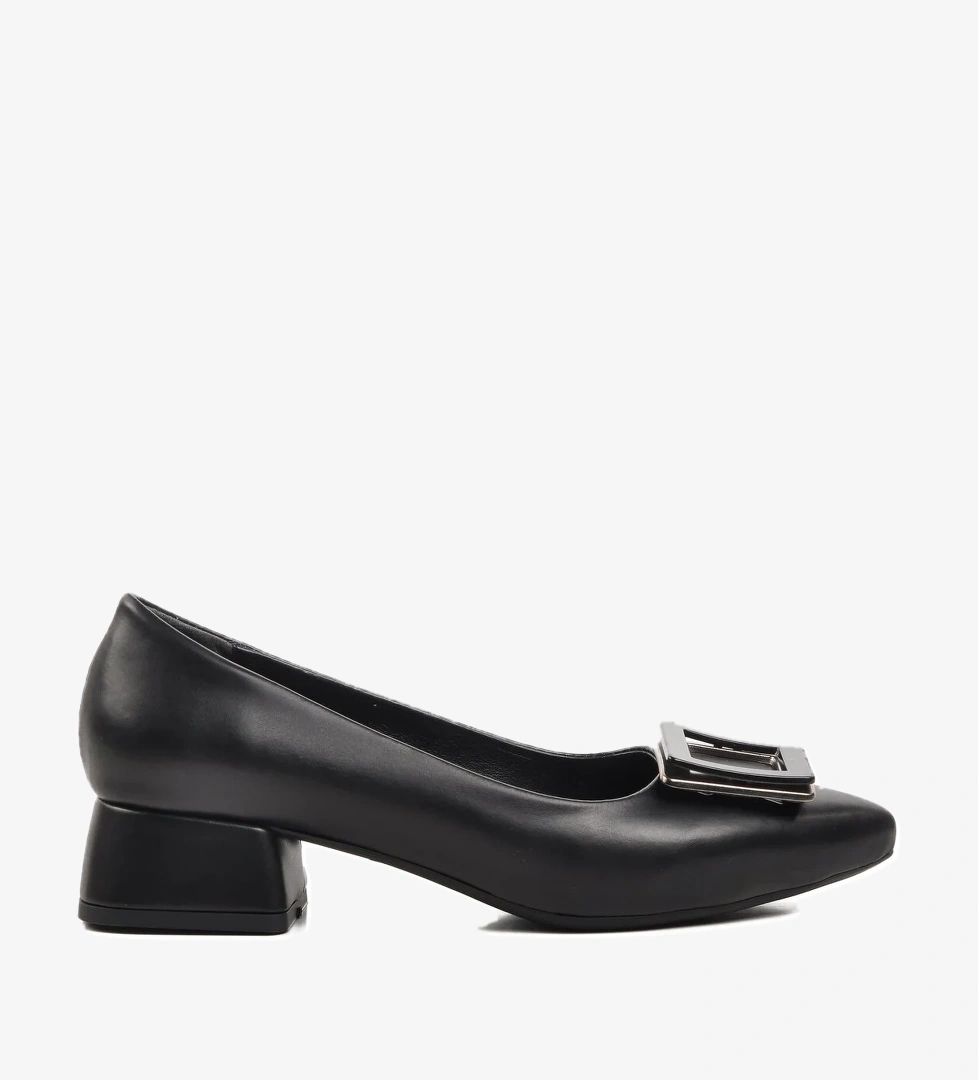 Aspor Siyah Kadın Topuklu Ayakkabı