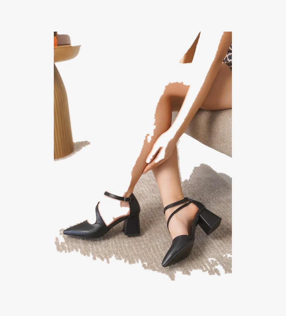 Daxtors Santa Günlük Ortopedik Klasik Topuklu Kadın Ayakkabı model görseli