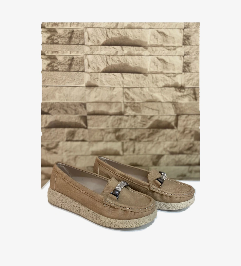 Gob London Kadın Anne Ortopedik Anatomik Taban Ayakkabı Günlük Kadın Casual Babet 1021-111-0009 model görseli