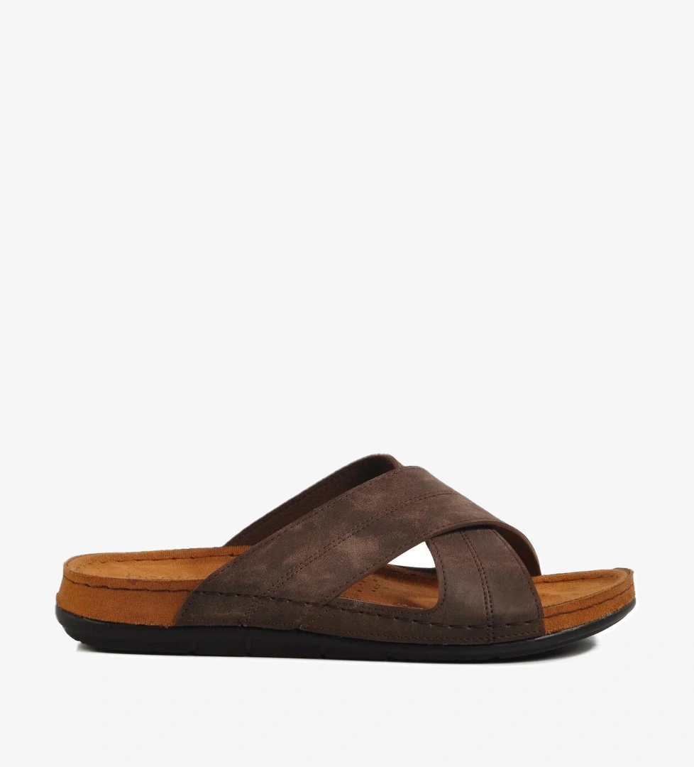 Kahve Anatomik Erkek Terlik Bento M