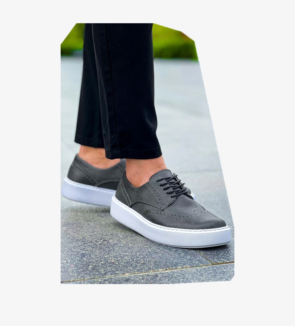 Bağcıklı Erkek Günlük Ayakkabı Antrasit