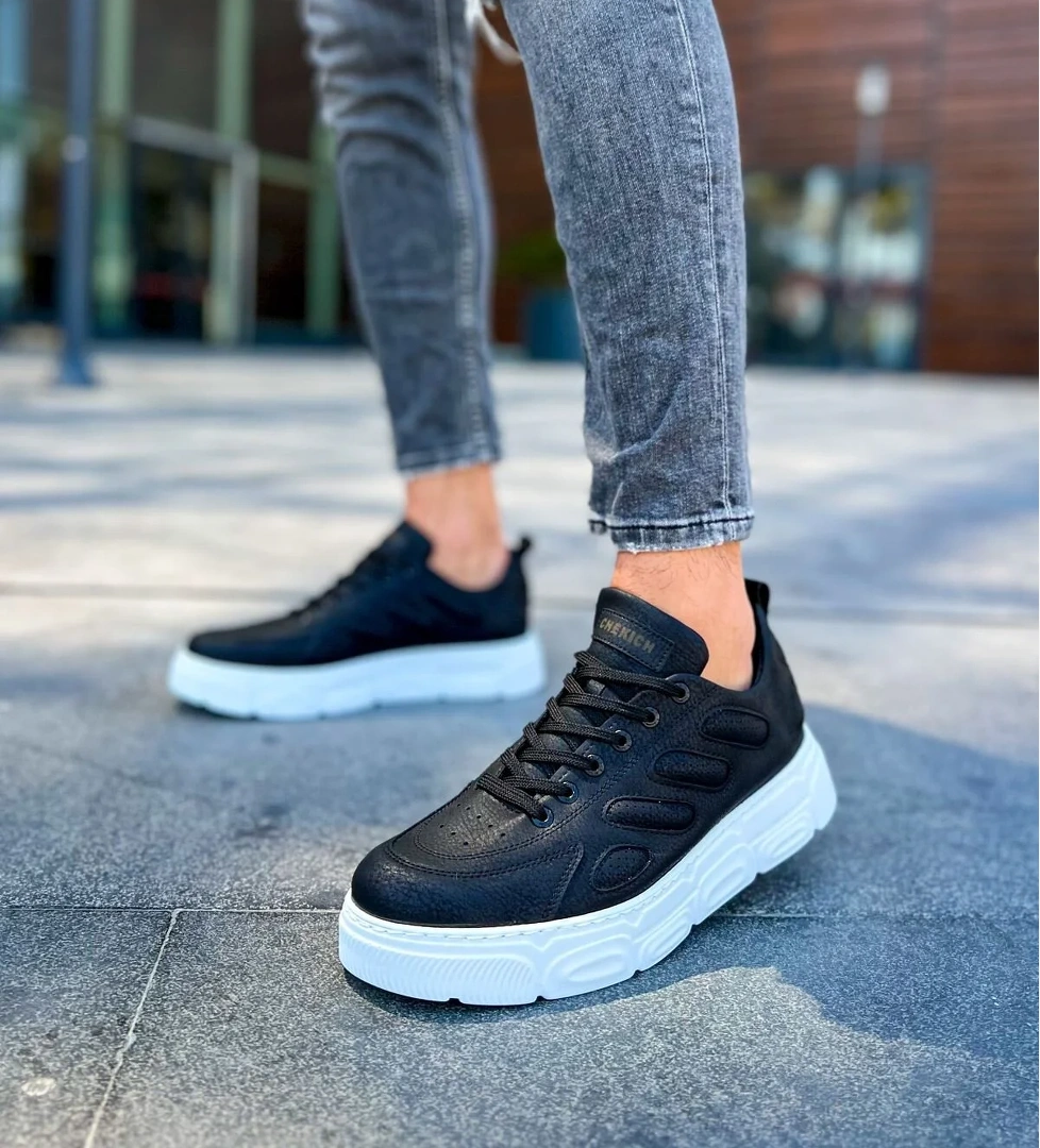 Bağcıklı Erkek Günlük Ayakkabı Siyah - Görsel 1