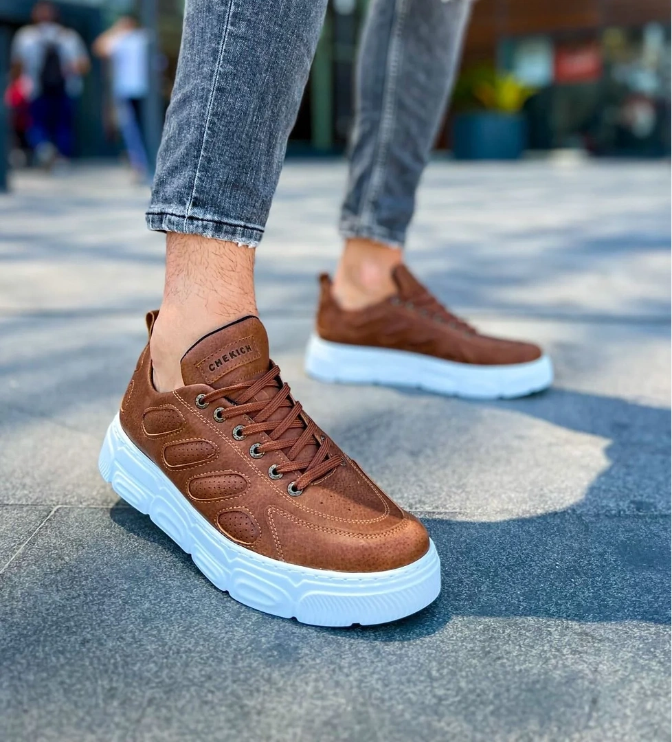 Bağcıklı Erkek Günlük Ayakkabı Taba