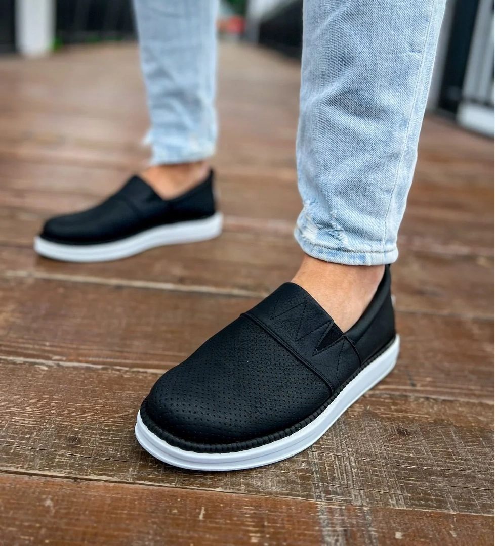 Düz Erkek Günlük Ayakkabı Siyah