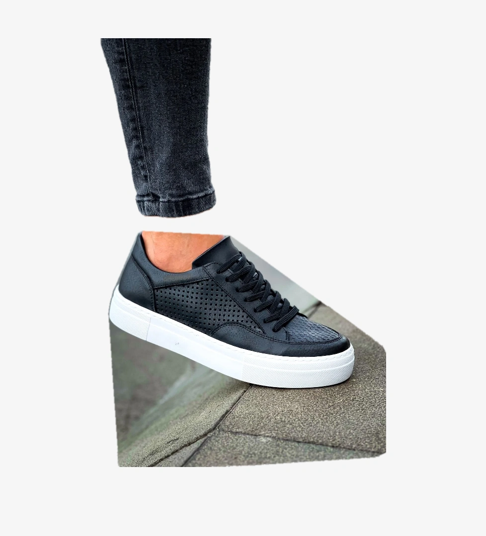 Bağcıklı Erkek Günlük Ayakkabı Siyah