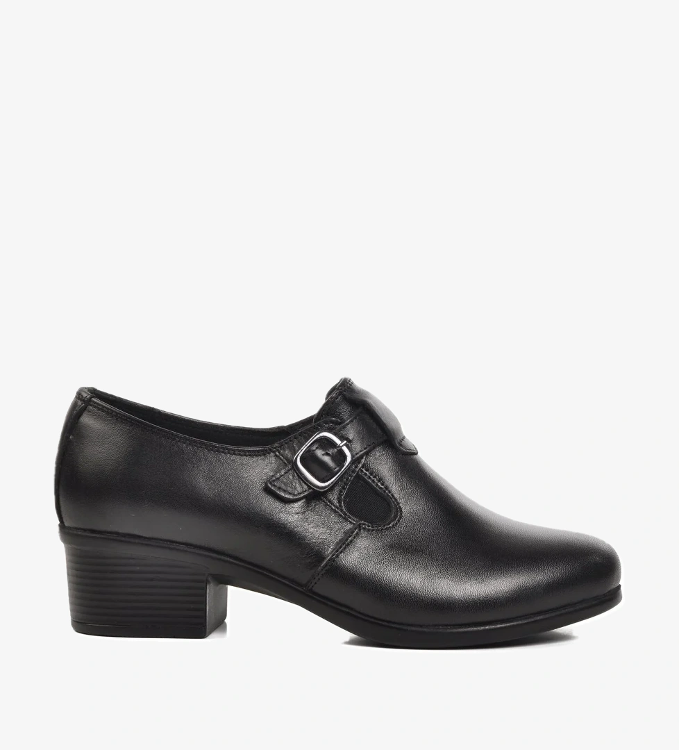 Aspor Siyah Kadın Topuklu Klasik Ayakkabı