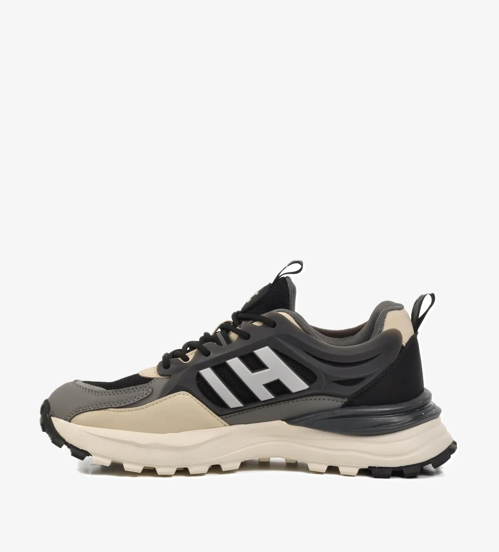 Bulldozer Füme Dar Kalıp Fileli Hava Alabilen Erkek Spor Ayakkabı 241438 M model görseli