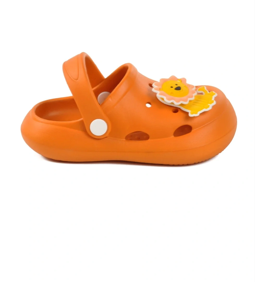 Turuncu Kız Çocuk Sabo Terlik Yumurcak P