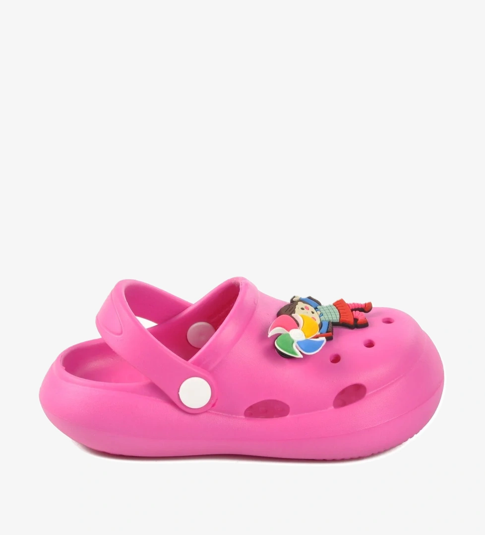 Fuşya Kız Çocuk Sabo Terlik Yumurcak P