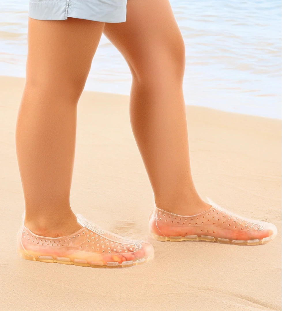 Elin Günlük Deniz Havuz Erkek Çocuk Plaj Ayakkabısı Şeffaf